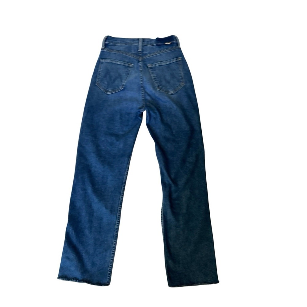 MOTHER Superior Jeans High Waisted Raw Fray Hem Study Hover 25 X 27 - Picture 2 of 15